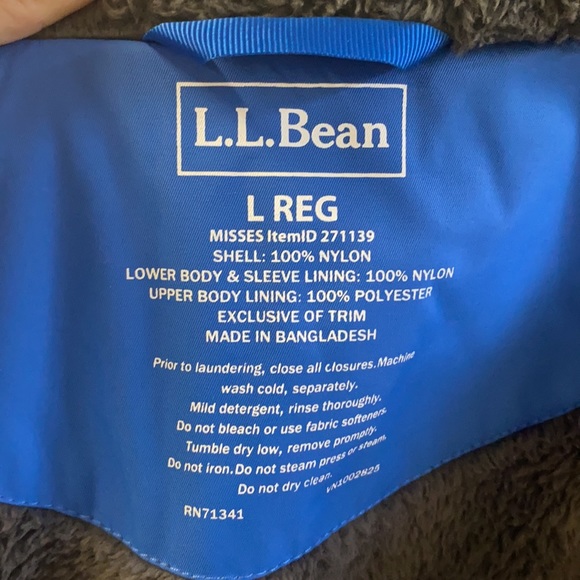 Ll bean jacket (winter) - Picture 3 of 3